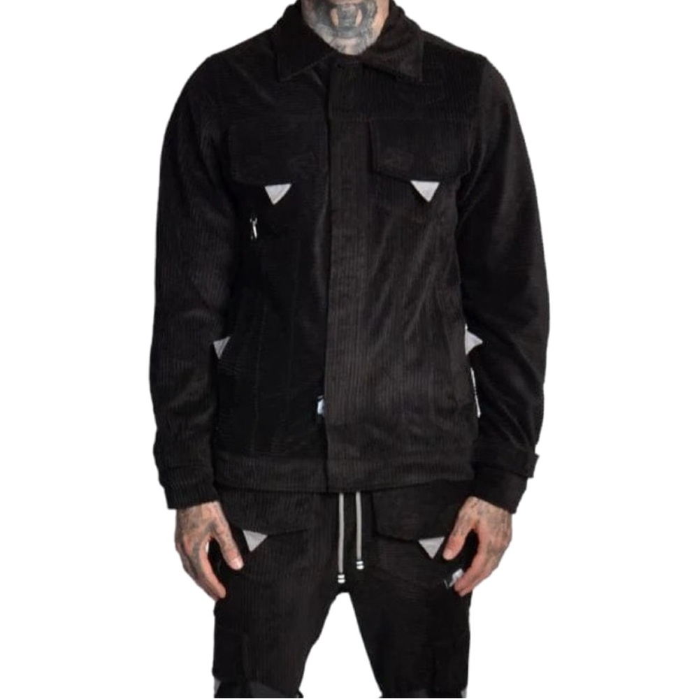 NEW The Hideout Clothing Psychedelic Corduroy Jacket